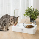 Marchul Double Elevated Dog Cat Bowl, Pets Water and Food Bowl Set, 15° Raised Tilted Dishes Indoor for Kitten, Puppies, Small or Medium Size Dogs Cats — 2