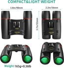 POLDR 12X25 Small Pocket Binoculars Compact for Adults — 2