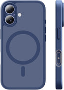 TAURI for iPhone 16 Case, Compatible with MagSafe, Blue — 1