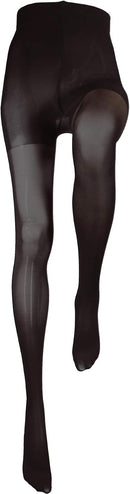 Truform Sheer Compression Pantyhose, 20-30 mmHg, Women's Shaping Tights, 20 Denier, Black, Medium | Medium (1 Pair) — 5