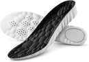 Height Increase Insoles for Men - 2026 New 4D Cloud Memory Foam Steppers Height Booster Insoles - Shock Absorbing All-Day Comfort Trim-to-Fit Shoe Lifts (Black, 1.4” US Men 8-11) — 1