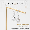 925 Sterling Silver Earring Hooks 150 PCS/75 Pairs,Ear Wires Fish Hooks — 2