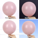 RUBFAC Dusty Pink Balloons Different Sizes Blush Pink Balloon Arch 154pcs — 3