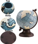 MUAMAX Globe Pen Pencil Holder for Desk Pen Organizer for Desk Desktop Organizer Pencil Cup Pot Desktop Accessories for Home Office School — 3