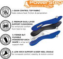 PowerStep Pinnacle Low, PowerStep Insoles, Flat Feet, Plantar Fasciitis Relief, Overpronation, Arch Support, Heel Pain, All Day Comfort, Pain Relief, Made in USA (Men's 10-10.5 / Women's 12) - Blue/Orange — 3