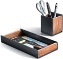 UPERGO Desk Organizer Tray Pen and Pencil Holder Set — 1
