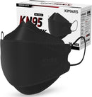 KN95 Face Masks 50 Pack, Breathable Comfortable and Disposable KN95 Mask, Black — 1