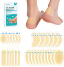 Promifun Blister Pads - 28 ct Water Resistant Hydrocolloid Bandages for Foot, Toe, Heel - Gel Blister Cushions for Prevention & Recovery, Variety Pack | 28 Count (Pack of 1) — 1