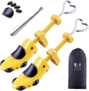 cyrico Shoe Stretcher Women 4-way Shoe Expander Widener Shoe Tree Shape for Wide Feet | yellow — 1