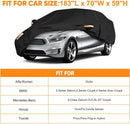 NEVERLAND Car Cover Waterproof All Weather for Sedan 183''L x 70''W x 59''H — 2