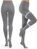 ABSOLUTE SUPPORT Compression Pantyhose 20-30mmHg, Opaque, Grey, 2X-Large | Gray — 2
