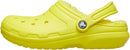 Crocs Unisex Adult Classic Lined Clog – Cyber Yellow — 4