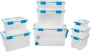 Sterilite Gasket Storage Box with Lids for Home & Office, 20 Quart, 6-Pack. — 8