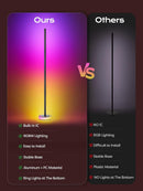 Smart Corner Floor Lamp, RGBICW LED Standing Lamp with App Control, 16 Million Colors with Music Sync, Dimmable… — 3