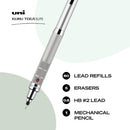 UNI uniball Kuru Toga Elite Mechanical Pencil Starter Kit,0.5mm,HB