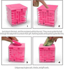 Trekbest Money Maze Puzzle Box - A Fun Unique Way to Give Gifts for Kids and Adults (Pink) — 3