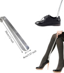 Metal Shoe Horn Long Handle, 12 Inch — 3
