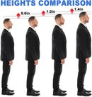Ailaka Height Increase Insoles for Men Women - 1 Pair PU Shoes Lifts Elastic Shock Absorbing Sports Shoe Insoles Height Increase, Heel Lifts for Men Women Shoes Inserts - Blue, Heel Height: 3.5 Cm - 5-9 M US Women/3-7 M US Men / Blue, Heel Height: 3.5 Cm — 4