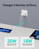 [4 Pack] 20W USB C Charger Block Fast Charging Multiport Adapter photo 2