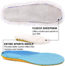 Ailaka Sheepskin Sport Wool Insoles for Women & Men, Premium Thick Fur Fleece Replacement Warm Inserts for Shoes Boots Slippers Sneakers - 1 Pair — 2