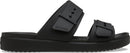 Crocs Women's Brooklyn Buckle Low Sandals – Black — 6