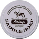 Fiebing's White Saddle Soap for Leather (12 oz Tin) - Cleaner & Conditioner to Soften, Protect & Restore Leathercraft - Soap for Car Seat, Couch, Shoe, Purse, Boot, Bag, & Saddles — 2