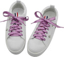 MarJunSep | Shimmery glitter 42" Solid Colors Flat Shoelaces — 3