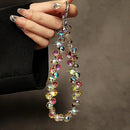 Sparkling Crystal Beaded Phone Wrist Strap - Cell Phone Lanyard Keychain Wristlet Phone Chain - Short Lanyards for Women - Droplet Crystals photo 4