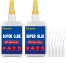 Super Glue 60g (2x30g),Fast Bonding Instant All Purpose Crazy Glue — 1