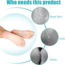 Foot File Callus Remover-2 Pcs 4 in 1 Foot Scrubber Dead Skin Remover for Feet,Pumice Stone, Foot Rasp and Sand Paper for Home Foot Care,Foot Brush for Shower (Grey Pedicure Foot File) — 6