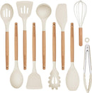 Silicone 10 Pcs Kitchen Cooking Utensils Set, Recycled Materials Certification, BPA Free Spatula Set with Heat… — 1