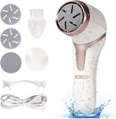 Electric Foot Callus Remover with Dander Vacuum, Rechargeable Waterproof 3 Roller & 2 Speeds Foot File,Professional Portable Pedicure Tool for Care of Dead Skin,Chapped,Callus,Cracks — 1