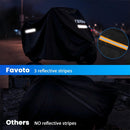 Favoto Motorcycle Cover Waterproof Outdoor Motorcycle Cover Heavy Duty