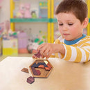 KINGOU Wooden Hexagon Tangram Brain Teaser Puzzle — 3