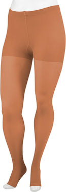 Juzo Soft 2001 Pantyhose Compression 20-30 mmHg Open Toe, Short | Cinnamon | 5 (V) — 1