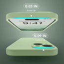 Magnetic for iPhone 15 Plus Case Silicone Matcha — 6