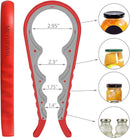 Jar Opener, 5 in 1 Multi Function Can Opener Bottle Opener Kit with Silicone Handle Easy to Use for Children,… — 2