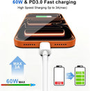 USB C to USB C Charging Cable, Fast Charger 60W 2Pack 3.3 ft Type C Cord 4