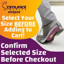 Samurai Insoles Ninjas Plantar Fasciitis Relief Arch Support Shoe Insoles - Podiatrist Designed, Orthotic Lab Made in The USA - Purple — 3