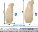 Dr. Foot's Arch Support Shoe Inserts for Flat Feet, Plantar Fasciitis, Adhesive Heel Cushion for Relieve Pain for Women & Men (Small, Beige) - Large — 5
