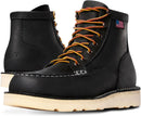 Danner 6" Bull Run Steel Toe Work Boots for Men - Black — 1