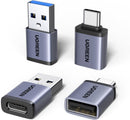 UGREEN USB to USB C Adapter Combo 4-Pack, 10Gbps USB C Converter Space Gray photo 1