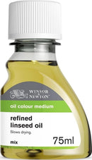 Winsor & Newton Refined Linseed Oil, 75ml (2.5oz) Bottle | 2.5-oz Bottle — 1