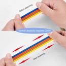 ZHENTOR Elastic Shoe Laces, Elastic No Tie Shoelaces for Sneakers, One Size Fits All Adults and Kids Shoes | White 03J | 3 Pairs — 3