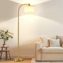 Tall Floor Lamp for Living Room,65'' Modern Standing Lamps with 9W LED Bulb,Elegant Floor Light with Fabric… — 1