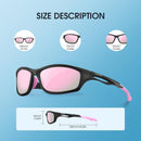 Duduma Polarized Sports Sunglasses for Men Women Running Cycling Fishing Golf Driving Shades Sun Glasses Tr90 | One Size | Black Matte Frame With Pink Lens — 4