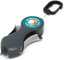 Boomerang Tool Company SNIP Fishing Line Cutters with Retractable Tether and Stainless Steel Blades that Cut Braid, Mono and Fluoro Lines Clean and Smooth! | Original Snip Grey — 1