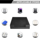 PU Leather Letter Tray - Load Documents Trays Front for Office Desktop Organizer - Desk Magazine, File, A4 Paper Holder - Paper Document File Holder (Black, A4-Tray) — 5
