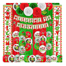 64Pcs Whoville Christmas Decorations Welcome To Whoville Banner Green Door Banner Welcome Porch Sign Hanging Banner Outdoor Christmas Decorations and Christmas Balloons for Christmas Party Supplies