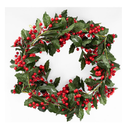 6 FT Red Berry Christmas Garland, Fireplace Decoration for Christmas Holiday New Year Decor,Flexible Artificial Berry Garland for Indoor Outdoor Home